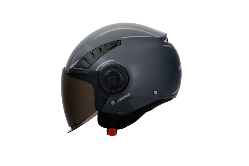 Capacete Compacto AXXIS METRO – SOLID A2 TITANIUM GLOSS – Axxis Capacetes