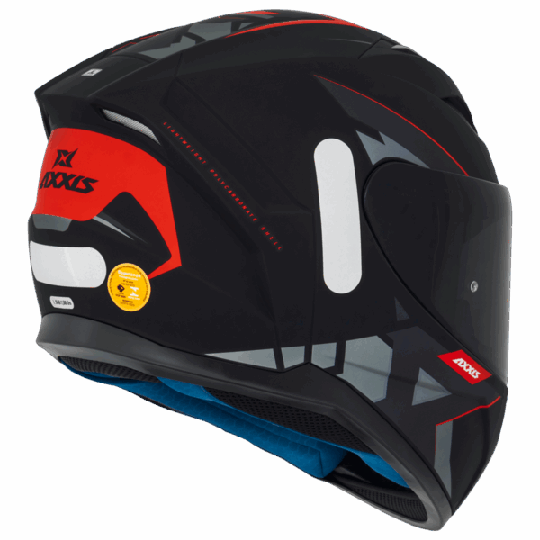 AXXIS SEGMENT - FRANTIC B5 BLACK RED MATTE - Imagem 3