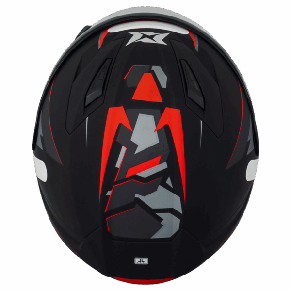 AXXIS SEGMENT - FRANTIC B5 BLACK RED MATTE - Imagem 4